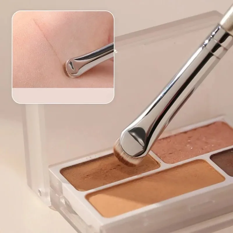 Sharp Thin Small Eye Cosmetic Tools 2/1pcs Curved Eyeliner Makeup Brushes Eye Makeup Smudge Tools Precision Soft Eyeshadow Brush — image 1