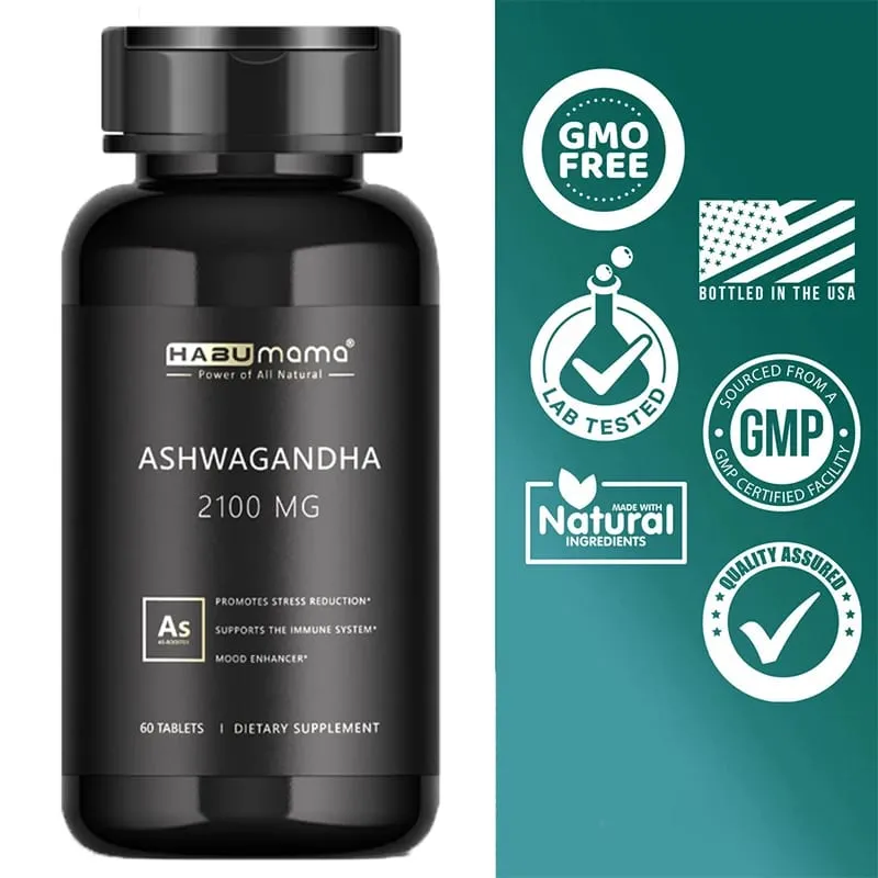 Origineel Ashwagandha-energiesupplement, niet-GMo, ondersteunt de reproductieve gezondheid, natuurlijk stimulerend middel — image 1