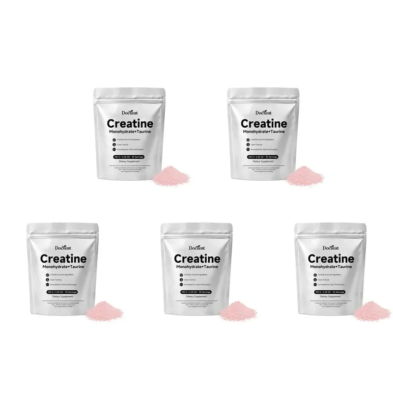 Docteat Creatine Monohydrate+Taurine Powder for ATP Regeneration Speed and Phosphocreatine Store Support 30 Servings 180 G — image 11