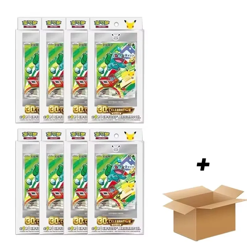 Original Pokemon 30th Anniversary Vol.1 Vol.2 Vol.3 Original Partner Special Illustration Set Gift Box PTCG Collectible Cards — image 19