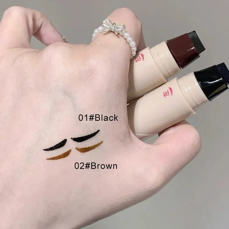 Lazy Integrated Eyeliner Stamp Dual-Head Rotatable Precise Outline Seal Lasting Waterproof Fast Drying Liquid Eye Liner Pen — image 2
