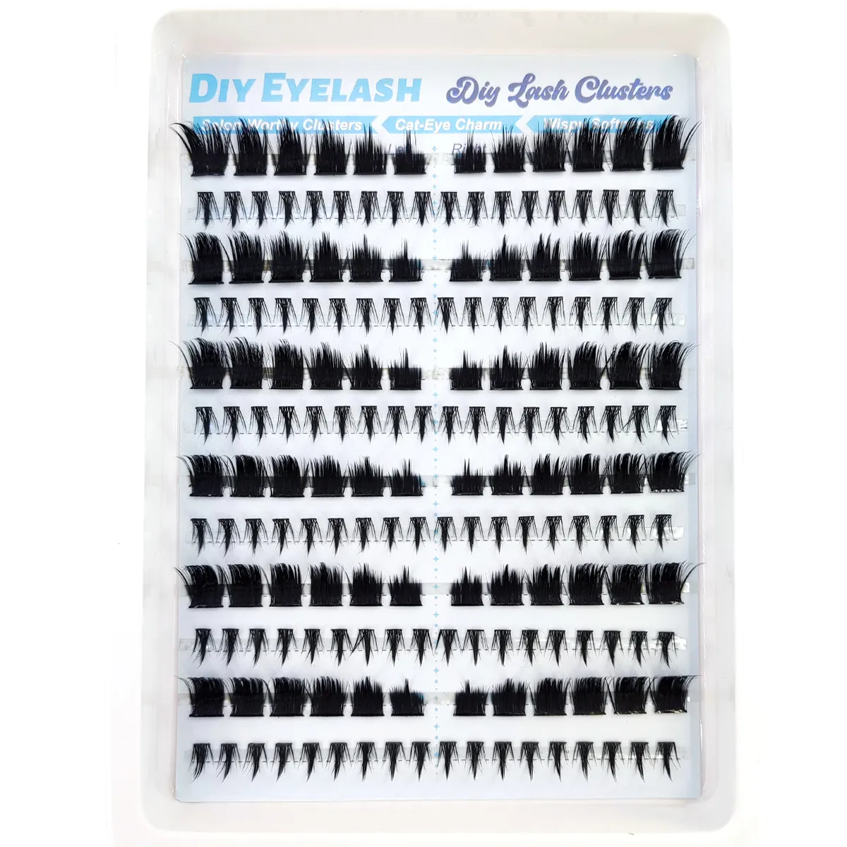 New Dramatic Lash Cluster Lash Extension Bottom Lash Artificial Mink Strip Single Lash Cat Eye Lash Extension DIY Fairy — image 4