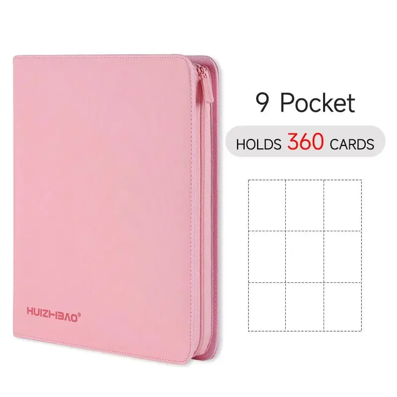 9/12 Pocket Zipper Card Binder Trading card album Durable Side Loading Card for mtg tcg for pokemon for yugioh for football — image 14