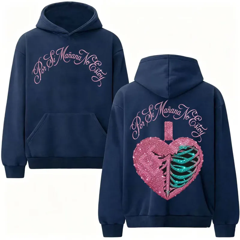 Omar Courtz Por Si Manana No Estoy Tour Hoodies Men Women Retro Fashion Aesthetics Sweatshirts Fleece Oversized Hoodie Pullovers — image 3
