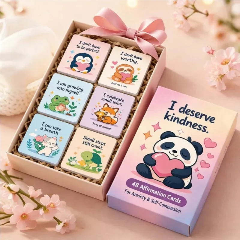 SEL Affirmation Card Affirmators English Inspirational Children's Emotional Mindfulness Encouragement Card