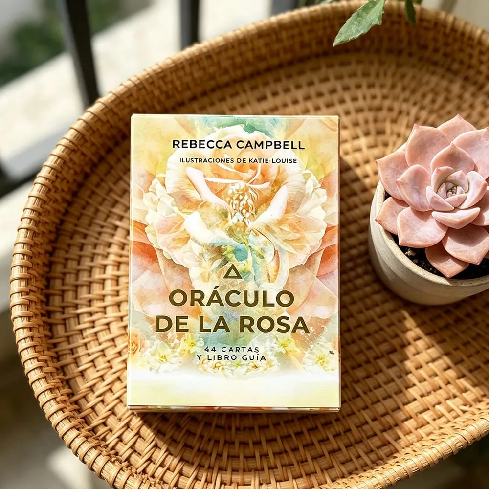 10*7CM Oráculo De La Rosa Oracle Cards 44 Cards Mysterious Divination Deck Spiritual Reading Cards Game for Women Gift — image 4