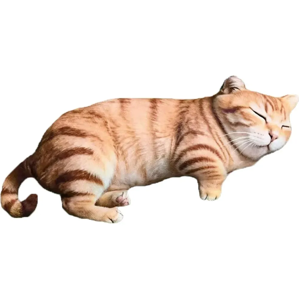 Plush Material Animal Body Pillow PP Cotton Filled 40cm Size Poultry Throw Pillows Cat Pattern Cute Design — image 12