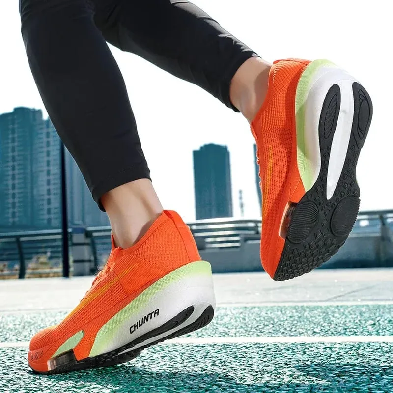 Air Cushion Running Shoes Marathon Speciality Men Sports Breathable Lightweight Women's Comfortable Athletic Nonskid Sneakers — image 6