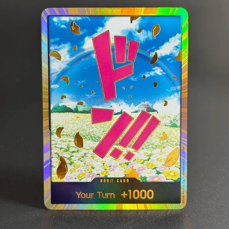 10PCS DON OPCG English TCG Gold DON!!! Collection Cards Zoro Ace Doflamingo Rebecca FOIL NM Refraction Flash Cards ToyGifts OPCG — image 36