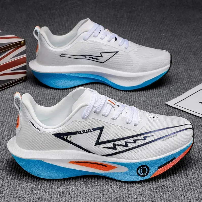 Men Running Shoes Carbon Board Speciality Marathon Athletic Nonskid Sneakers Sports Breathable Lightweight Women's Comfortable — image 2
