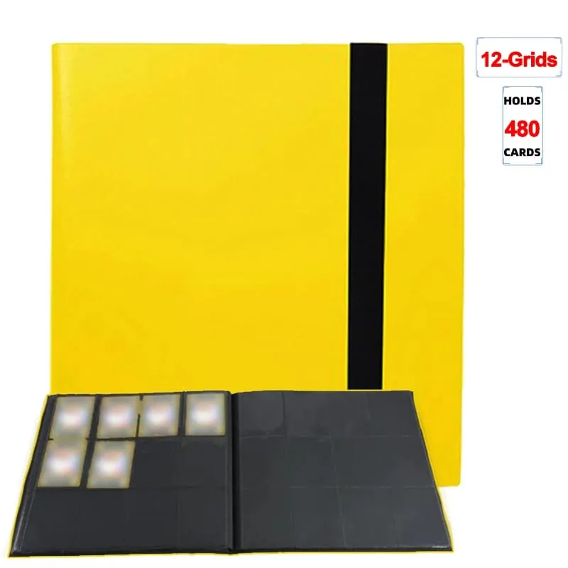 160/360/480/540 Cards Capacity Pocket Holder Binders Albums For Game Card Book Sleeve Holder Large-capacity Card Binder Notebook — image 14