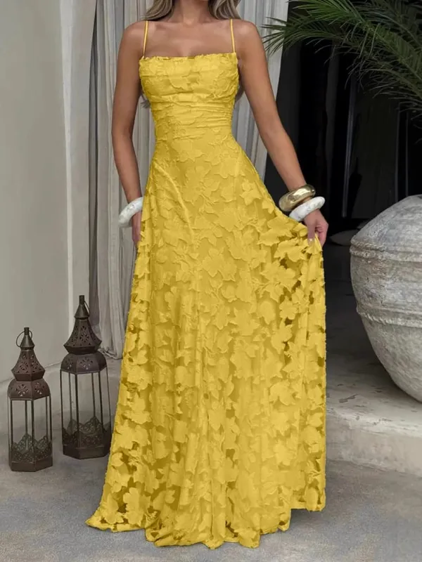 2026 Floral Embroidery Maxi Dress for Women Summer Party Prom Gowns Sexy Backless Suspender Dresses French Style Evening Dress — image 17