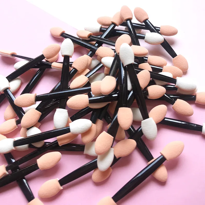 20PCS Disposable Dual Sides Eye Shadow Sponge Applicators with Different Length Shape Eyeshadow Brushes Makeup Applicator — image 3