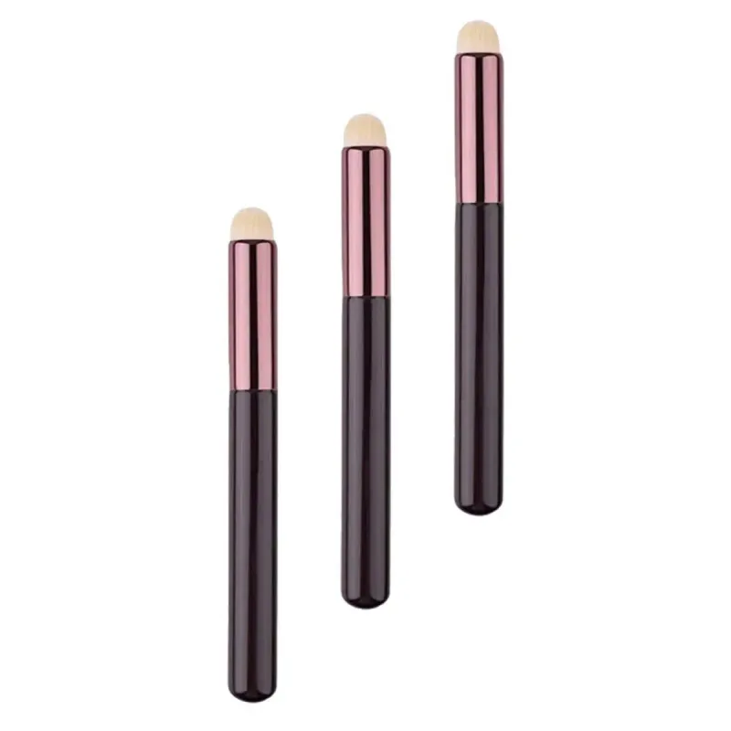 3pcs Lip Brush Professional Smudge and Blending Brushes for Lipstick and Lip Gloss Application Makeup Tool