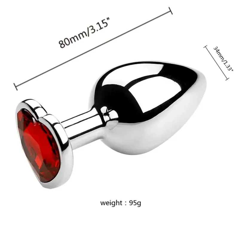 S/M/L Anal Plug Metal Sex Toys For Women Men Adult Crystal Erotic Bullet Butt Plug Stimulator Prostate Massager Adult Products — image 20
