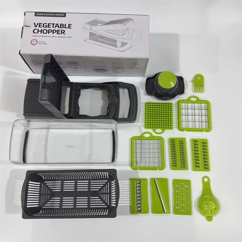 14Set Of Multifunctional Grater Potato Shredded Vegetables Dicing Handy Gadget Slicer Kitchen For Home Lazy Shredding — image 3