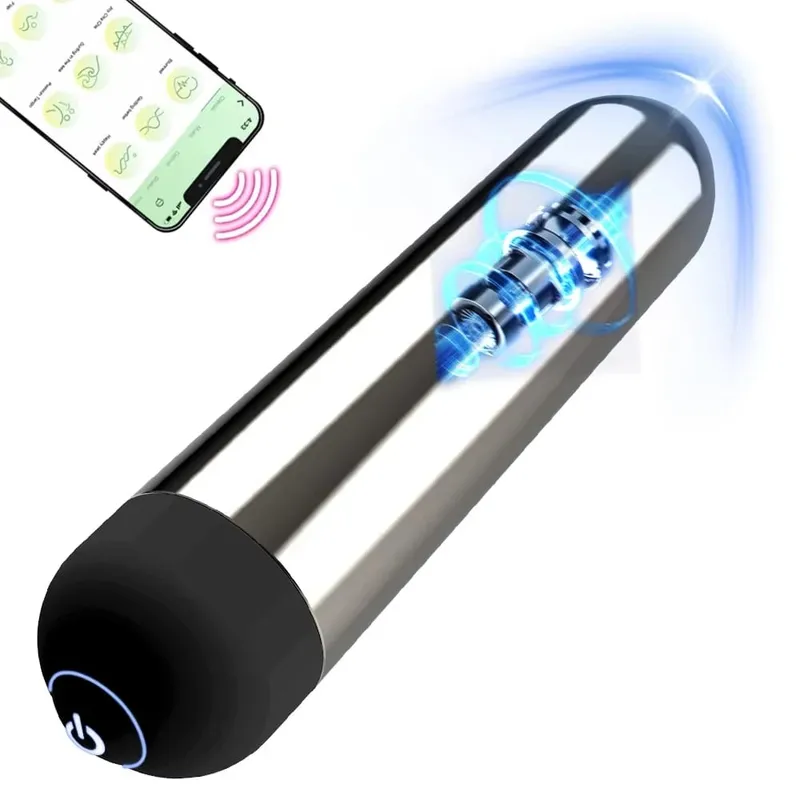 Erőteljes Bullet Vibrator APP Bluetooth Control Clitoral G Spot stimuláló masszírozó mini anális punci stimuláló szexjáték nőknek — image 1