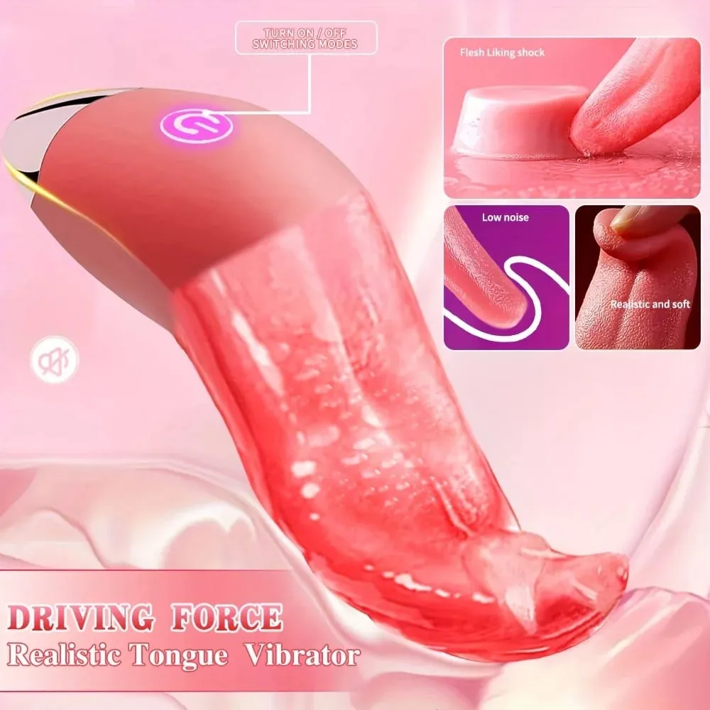 Clitoral Nipple G Spot Licking Vibrator Vaginal Anal Stimulator 10 Vibration Modes Massager Adult Masturbator Sex Toys for Women — image 5