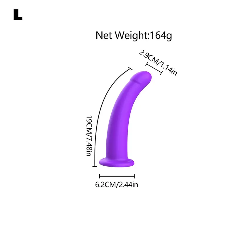 Adjustable Silicone Strap On Dildo Harness Set S M L Sizes Realistic Penis Panties for Women Lesbian Couples G-Spot Anal Vaginal — image 24