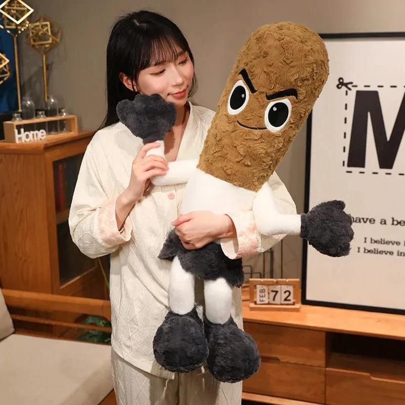 55/80CM Cartoon Cigarette Plush Pillow Long Cushiom Stuffed Toys Bedroom Sleep Hug Pillow — image 2