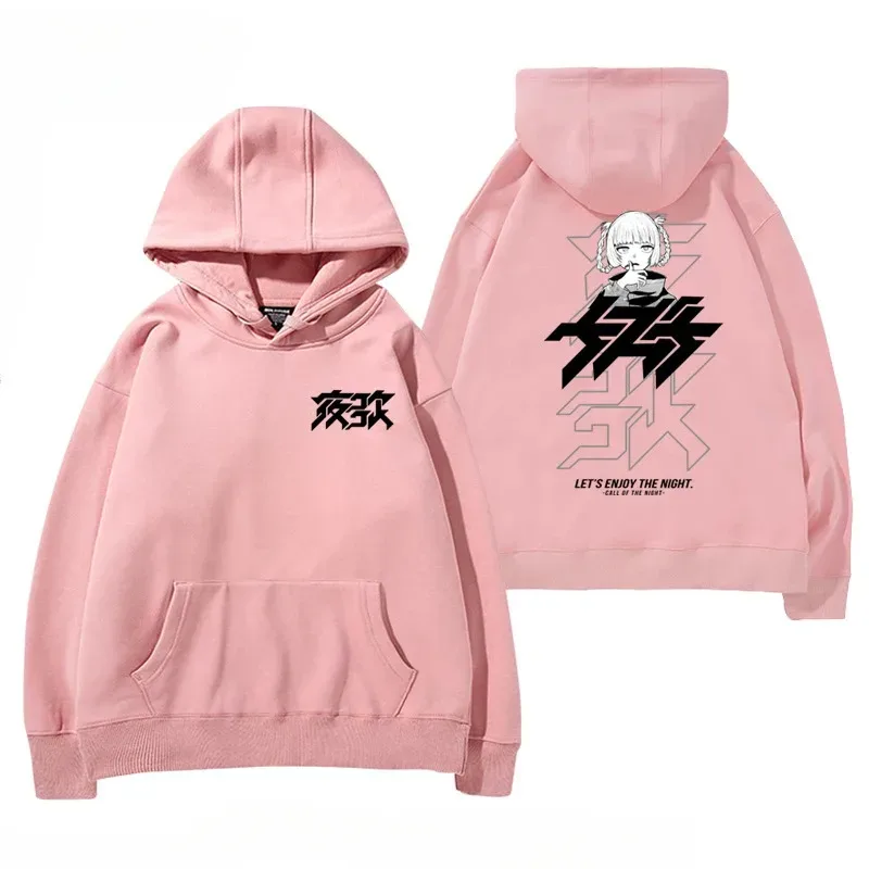 Y2K Anime CALL OF THE NIGHT Nazuna Nanakusa Funny Hoodie Hip Hop Graphic Sweatshirts Poleron Hombre Streetwear Harajuku Tracksui — image 6