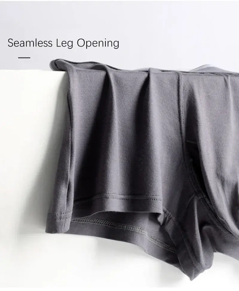 Plus Size Men's Sexy Separate Penis Pocket Boxer Shorts Breathable Men Underwear Panties Modal Mens Elephant Nose Underpants — image 7