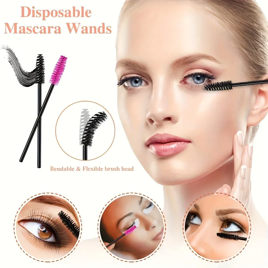 229PCS Set Berus Mekap - 100 Bulu Mata & 100 Berus Bibir dengan Sarung Penyimpanan Kit Semua-dalam-Satu untuk Pemula/Pro (Kegunaan Salun & Rumah) — image 4