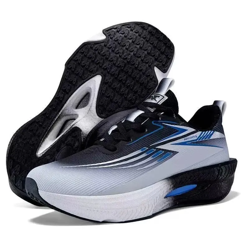 Marathon Running Shoes Men Carbon Board Air Cushion Sports Breathable Lightweight Women's Comfortable Athletic Nonskid Sneakers — image 6