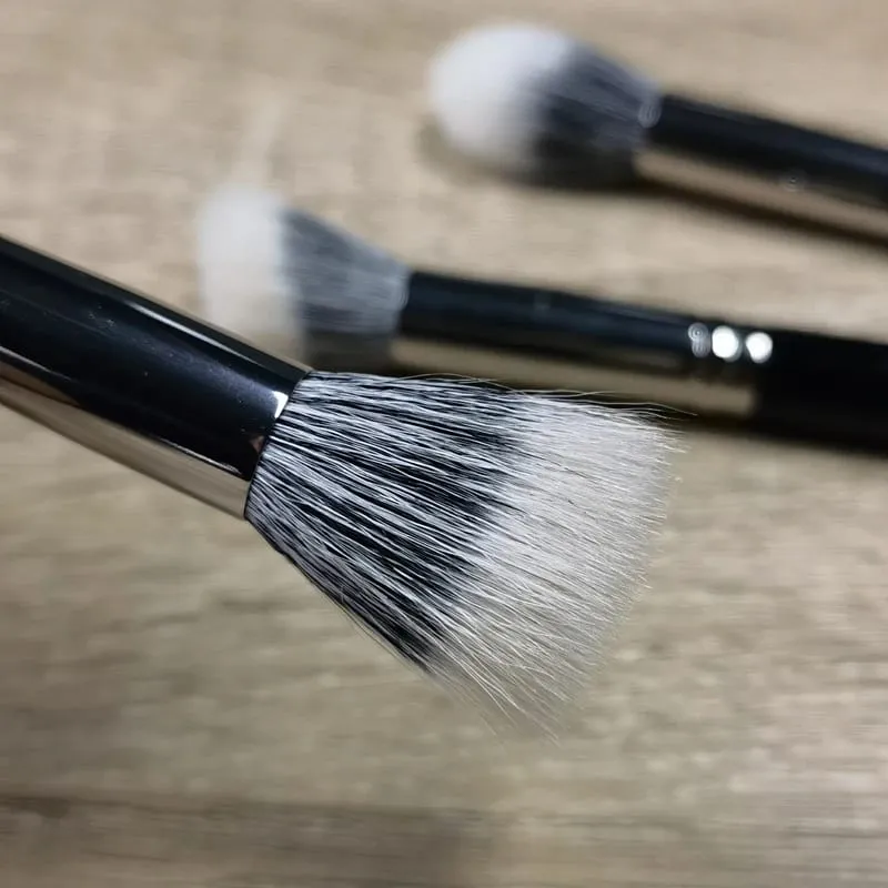 Stippling Highlight Makeup Brushes Blush Gedehår Multifunktionel Beauty Foundation Make Up Brush Tools — image 4