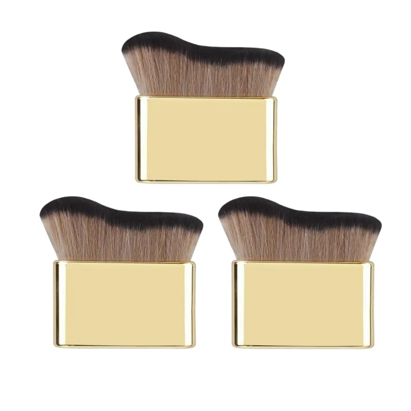 Body Self Tanning Brush Gold Soft Makeup Brushes Portable Self Tan Brush Neck Leg Foundation Sunscreen Cream Applicator Tools — image 9