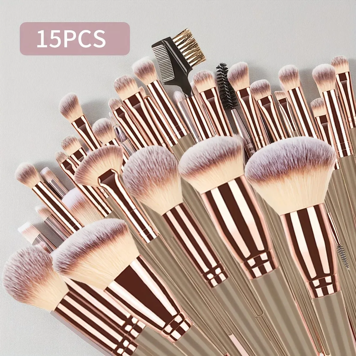Valentine's Day Makeup Brush Set Multifunctional Face Eye Blush Powder Contour Foundation Tool Kit Full Set of Makeup Brushes — image 1