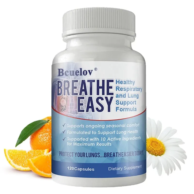 Lung Health Supplements - Helps Strengthen Comfort To The Lungs and Bronchial System Supports Clear Lungs and Easy Breathing — image 1