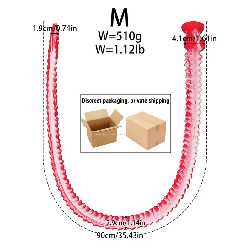 1M Super Long Silicone Anal Plug Dildos Prostate Massage Anus Dilator Large Anal Whip Deep ButtPlug Adult Sex Toys for Men Woman — image 10