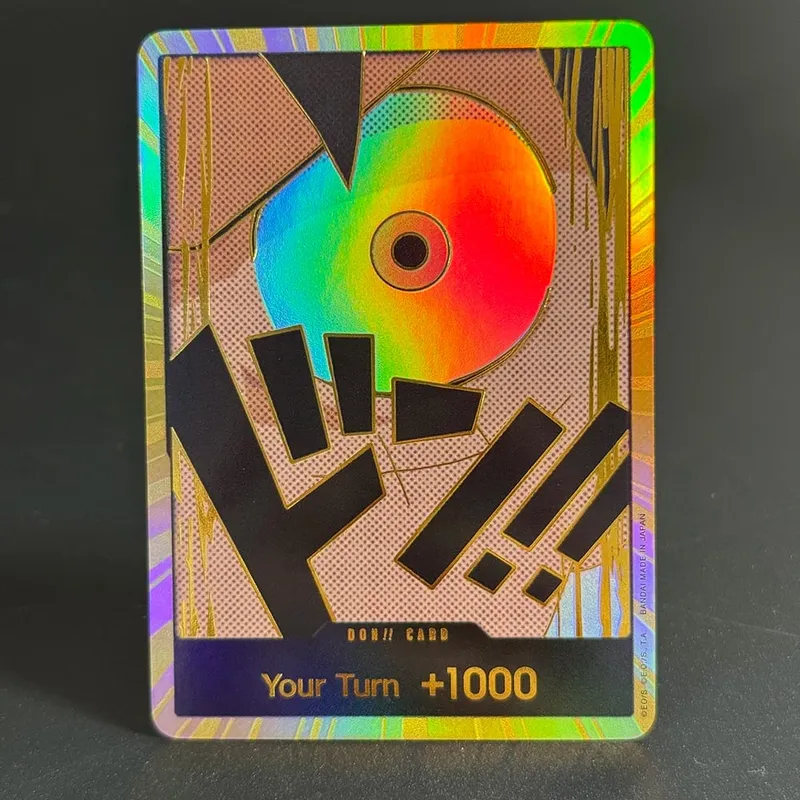 10PCS DON OPCG English TCG Gold DON!!! Collection Cards Zoro Ace Doflamingo Rebecca FOIL NM Refraction Flash Cards ToyGifts OPCG — image 24