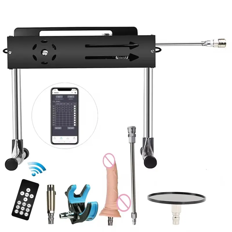 200W Super Powerful Stroke 1-15cm Automatic Masturbation Machine with Dildo Attachments Support Three Controllers Sex Machines — image 14
