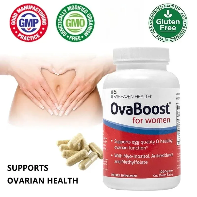 Suplemento dietético nutricional para fertilidade natural - contém inositol e ácido fólico para promover a ovulação e melhorar a qualidade do óvulo — image 4