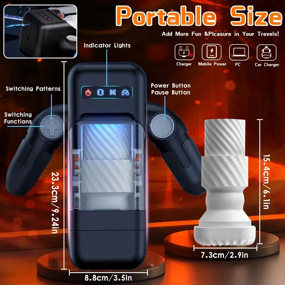 Automatic Thrusting Male Masturbator Cup hande Blowjob Pocket Pussy Strong Stroker Real Pocket Pussy Adult Sex Toys for Men 18+
