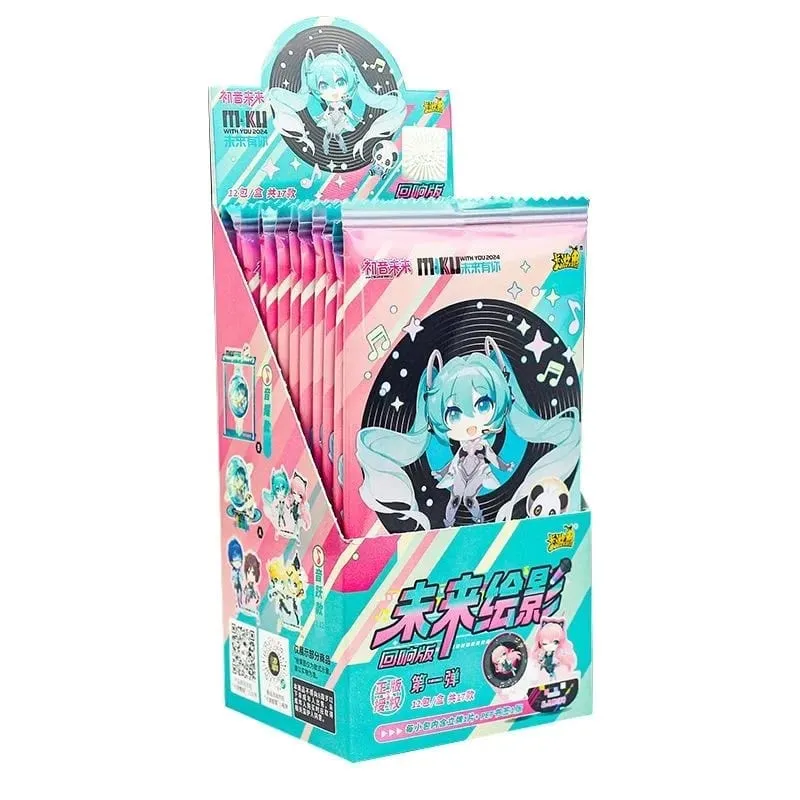 Original Hatsune Miku Card Charm Pack Shining Superstar Party Show Cards CR OR UTR Rare Collection Card Toy