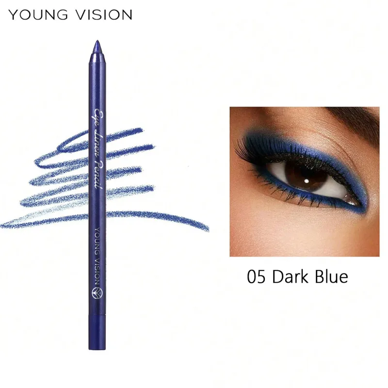 Pearl Shimmer Eyeliner Gel Glitter Green Eye Shadow Stick Matte Metallic Eye Makeup Waterproof Durable Easy to Color Highlighter — image 12