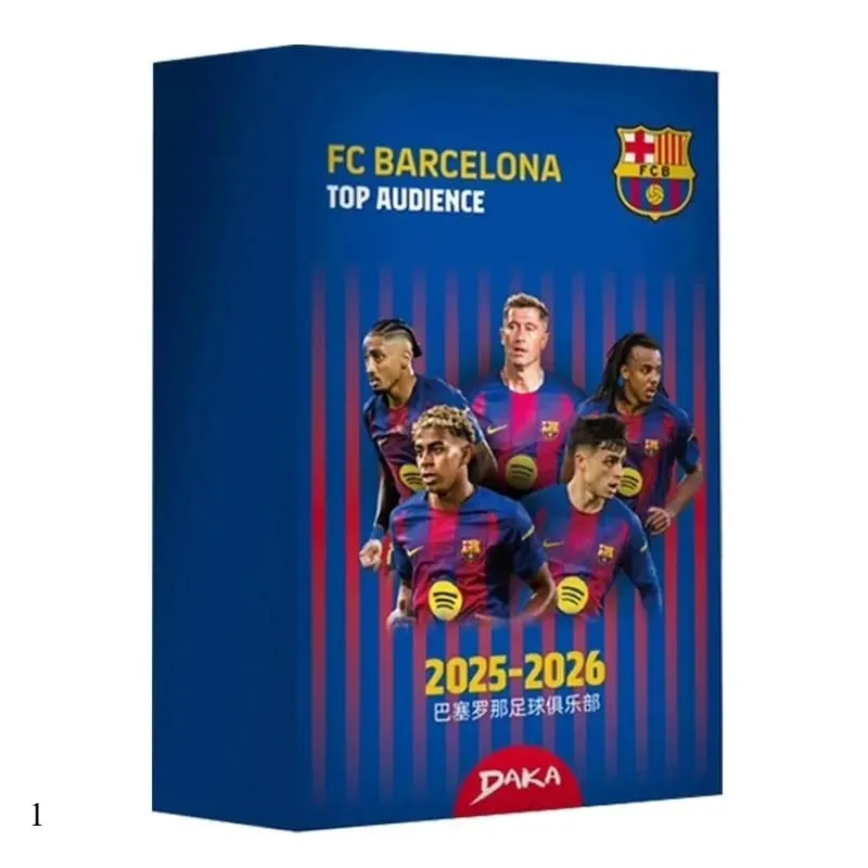 Genuine Daka 2025-26 Real Madrid Barcelona Top Audience Series 2 Collection Card Messi Mbappe Yamal Football Star Player Card — image 9
