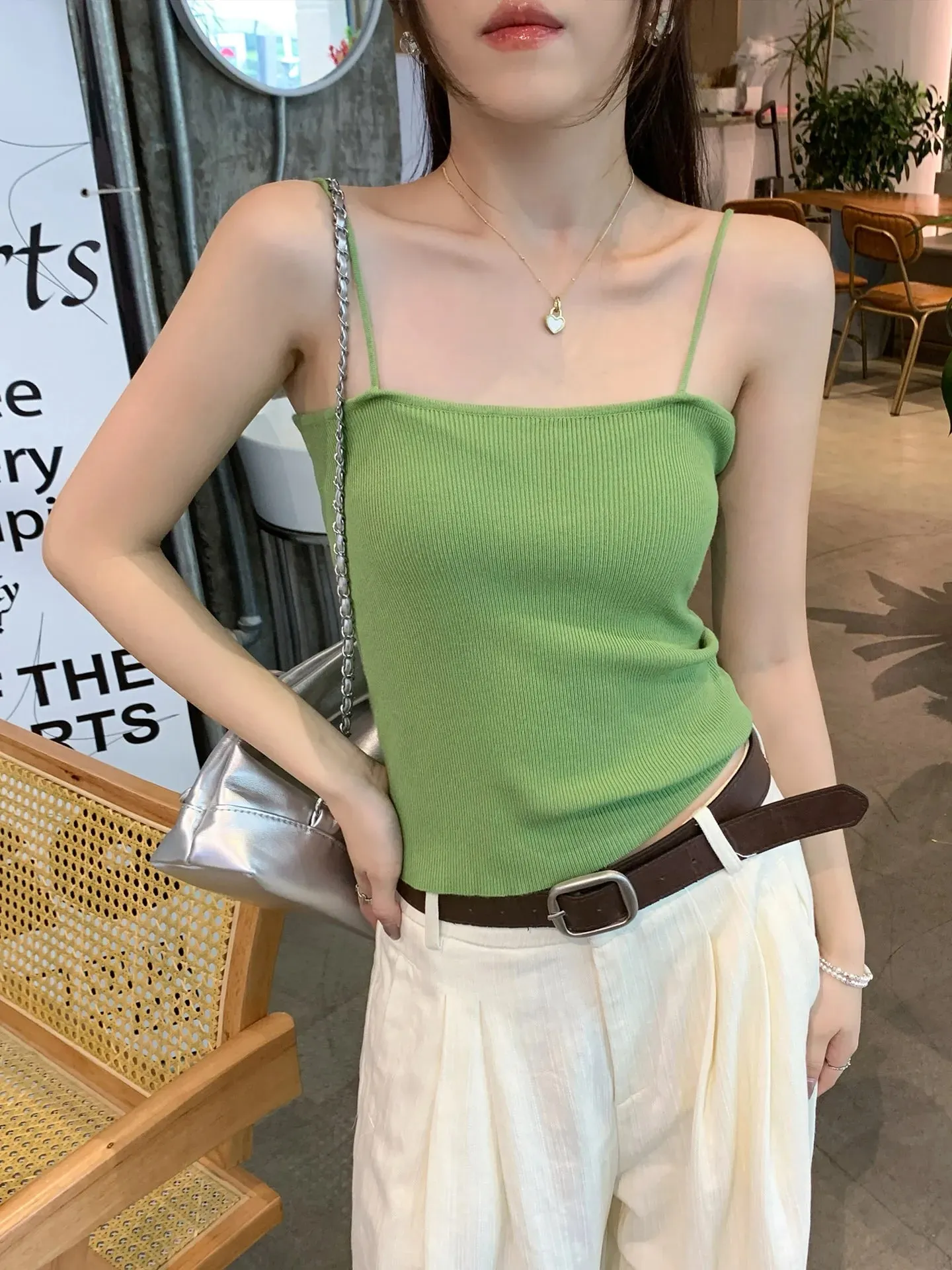 Backless Strap Tank Top Casual Women Halter Crop Tops Summer Sleeveless Camis Slim Solid Short Female Tube Cropped Vest 2026