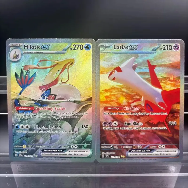 DIY Collection Cards Psyduck Salamence Crobat Mewtwo ex EN Self Made Single Card Classic Game Anime Card Gift Toy — image 5
