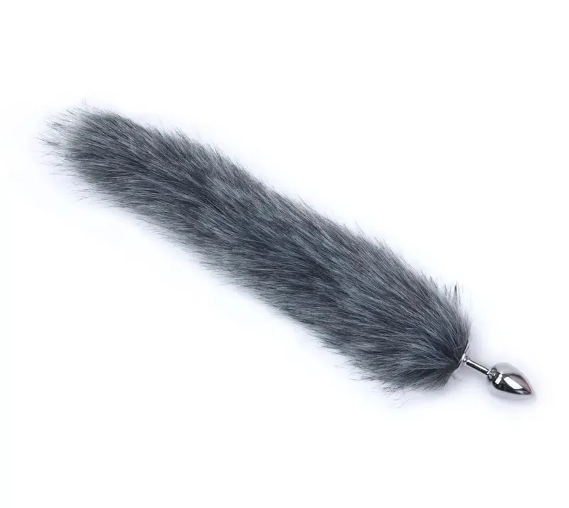 Plush Rabbit Tail Fox Tail Anal Plug Metal Butt Plug Prostate Massager BDSM Cosplay Erotic Sex Toy for Women Adults Sex Toy Gift — image 15