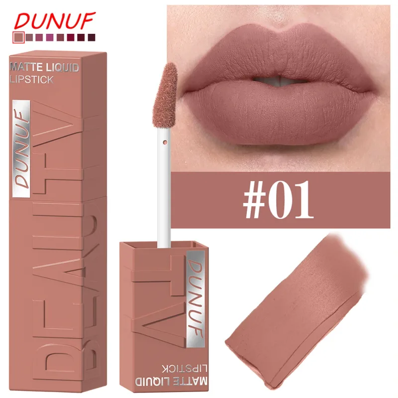 Lipgloss-Lippenstift, leicht zu färben, wasserfest, leicht zu färben, schweißfest, antihaftbeschichtet, Y2K-Ausgefallene Mode, geeignet für Weihnachten