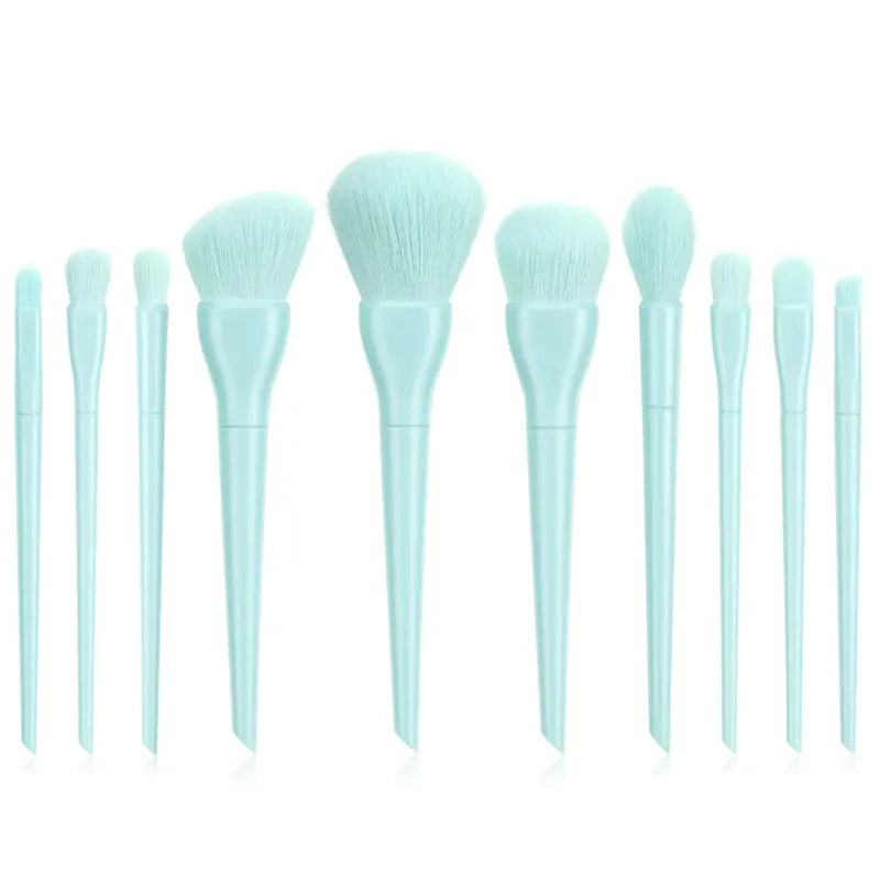10Pcs Makeup Brushes Set Soft Synthetic Hair For Foundation Blush Eyeshadow Concealer Face Eye Cosmetic Tools — image 8