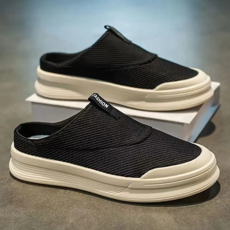 Summer Half Slipper Men's Shoes Breathable Casual Comfortable Sport Sneakers for Home And Outdoor Use Clearance Free Shipping — image 4