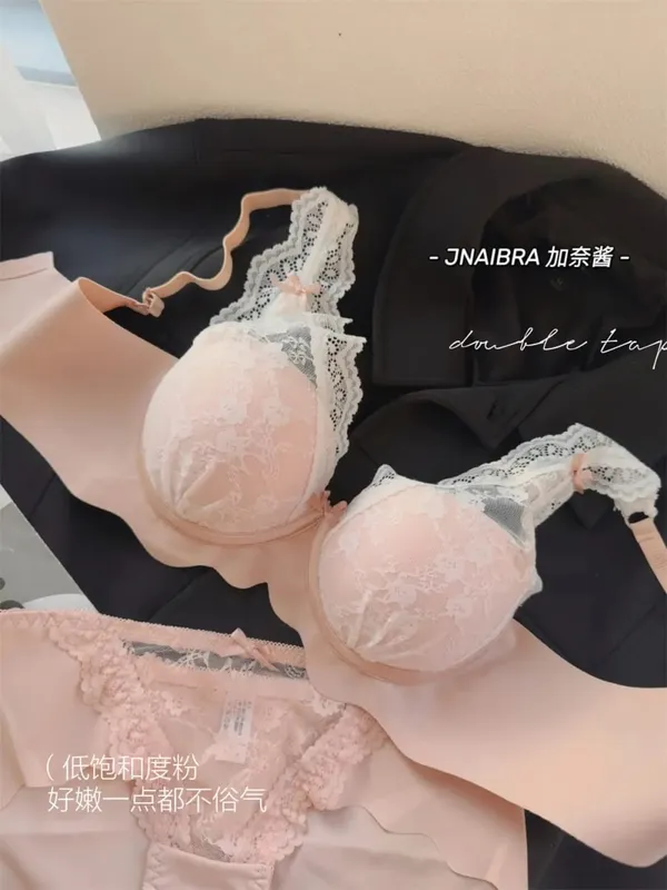 Set Bra Push Up Tanpa Wayar Wanita Dada Kecil Pakaian Dalam Seksi Bralette Selesa Set Seluar Dalam Ideal untuk Lapisan & Dipakai Setiap Hari