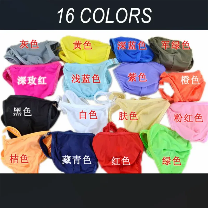 Ice Silk U Pouch Men Underwear Low Waist Bulge Briefs Male Seamless Bikini Slips Hombre Breathable Exotic Lingerie — image 8