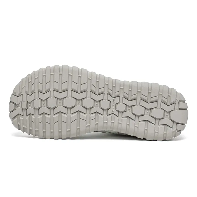 Laufsneaker mit breiter Spitze, Unisex, minimalistisches Mesh, atmungsaktive Schuhe, Kunstleder, Schnürsenkel, Wandersneaker — image 6