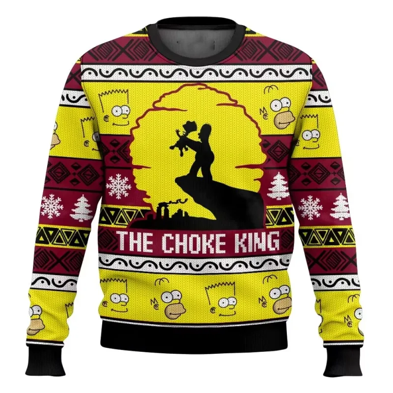 outono e inverno de volta ao futuro suéteres feios de Natal, camisas de anime de desenho animado para homens e mulheres, roupas